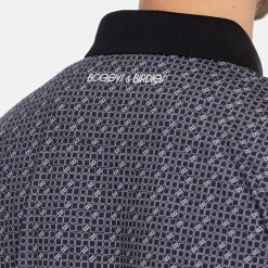 Bogeys & Birdies M Tech Pique Micro AOP Svart Black Online