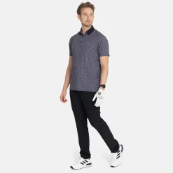 Bogeys & Birdies M Tech Pique Micro AOP Svart Black Online