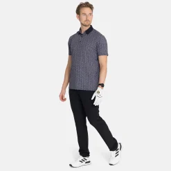 Bogeys & Birdies M Tech Pique Micro AOP Svart Black Online