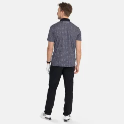 Bogeys & Birdies M Tech Pique Micro AOP Svart Black Online