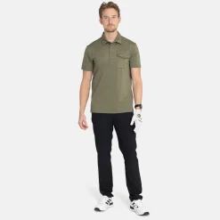 Bogeys & Birdies M Tech Pocket Polo 2.0 Leaf Clover Green Clearance