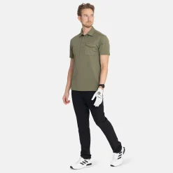 Bogeys & Birdies M Tech Pocket Polo 2.0 Leaf Clover Green Clearance