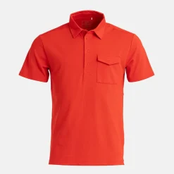 Bogeys & Birdies M Tech Pocket Polo 2.0 Fiery Red Hot