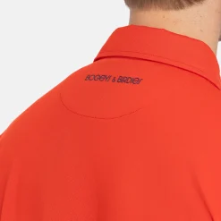 Bogeys & Birdies M Tech Pocket Polo 2.0 Fiery Red Hot