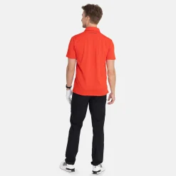 Bogeys & Birdies M Tech Pocket Polo 2.0 Fiery Red Hot
