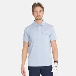 Bogeys & Birdies M Tech Pocket Polo 2.0 Chambray Blue Online