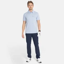 Bogeys & Birdies M Tech Pocket Polo 2.0 Chambray Blue Online