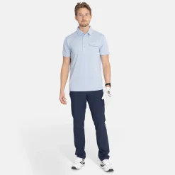 Bogeys & Birdies M Tech Pocket Polo 2.0 Chambray Blue Online
