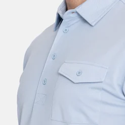 Bogeys & Birdies M Tech Pocket Polo 2.0 Chambray Blue Online