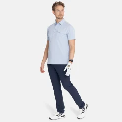 Bogeys & Birdies M Tech Pocket Polo 2.0 Chambray Blue Online