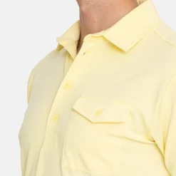 Bogeys & Birdies M Tech Pocket Polo 2.0 Lemonade Yellow Outlet