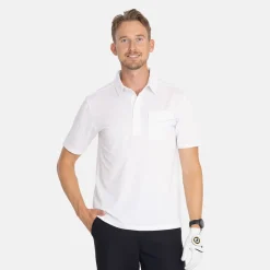 Bogeys & Birdies M Tech Pocket Polo 2.0 Vit White Clearance