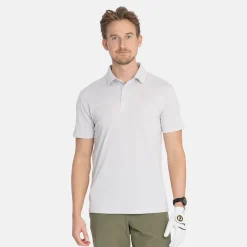 Bogeys & Birdies M Tech Solid Pique Knit Grå Discount