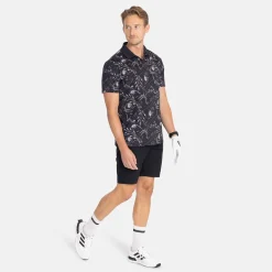 Bogeys & Birdies M Tech TM Flowerprint Svart Grå Black/Grey Online