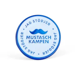Övriga varumärken Mustaschkampen Pin Rund New