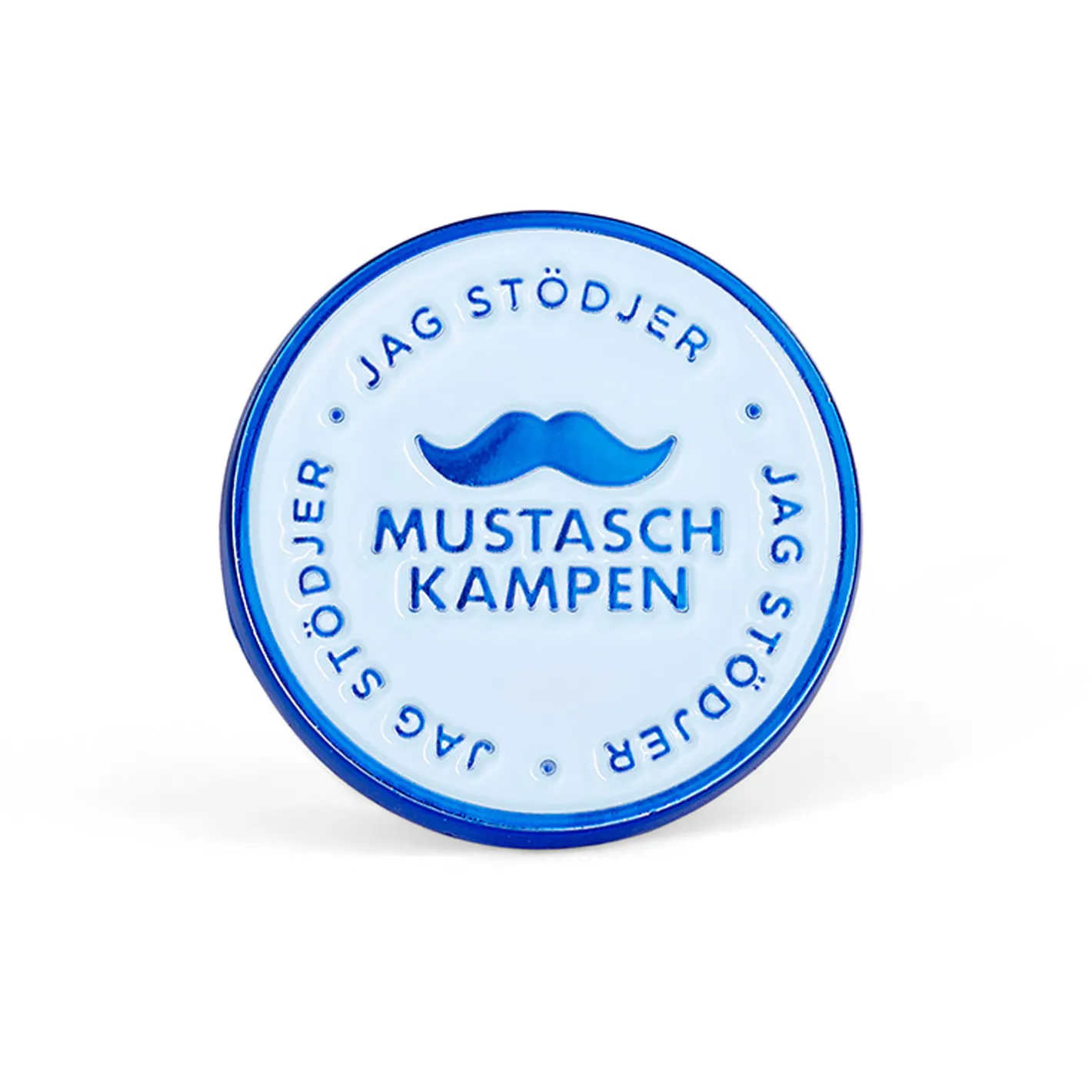 Övriga varumärken Mustaschkampen Pin Rund New