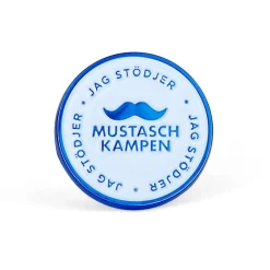 Övriga varumärken Mustaschkampen Pin Rund New