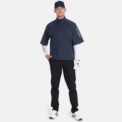 Bogeys & Birdies M Windbreaker SS 1/4 Zip Blå Navy New