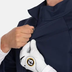 Bogeys & Birdies M Windbreaker SS 1/4 Zip Blå Navy New