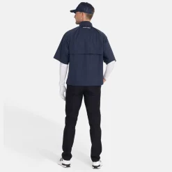 Bogeys & Birdies M Windbreaker SS 1/4 Zip Blå Navy New