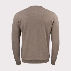 Cutter & Buck Oakville Crewneck Nougat Melange (834) Hot