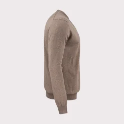 Cutter & Buck Oakville Crewneck Nougat Melange (834) Hot