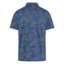 Original Penguin OP All Over YD Botanical Jacquard Polo True-Navy Discount