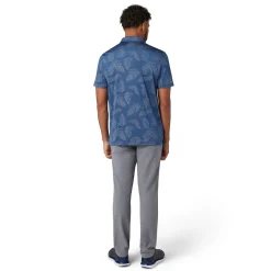 Original Penguin OP All Over YD Botanical Jacquard Polo True-Navy Discount