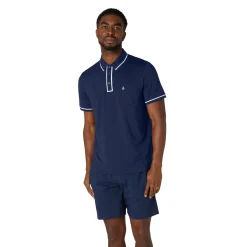 Original Penguin OPG The Technical Earl Polo Blå Black Iris Discount