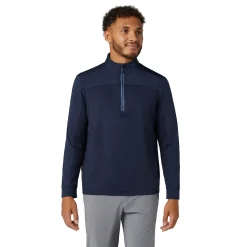 Original Penguin OP Lightweight 1/4 Zip Pullover Black-Iris Outlet