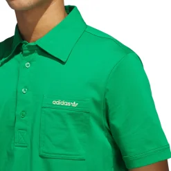 Adidas Golf Originals Ori S Pocket Polo Grön Green New