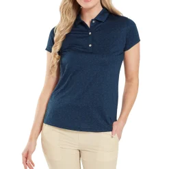 FootJoy Painted Floral Cap Sleeve Lisle Blå Navy Clearance