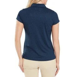 FootJoy Painted Floral Cap Sleeve Lisle Blå Navy Clearance