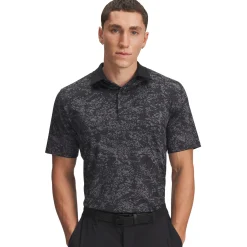 Under Armour Playoff 3.0 Printed Polo Black Castle (015) New