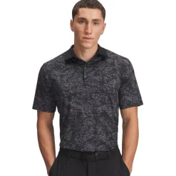 Under Armour Playoff 3.0 Printed Polo Black Castle (015) New