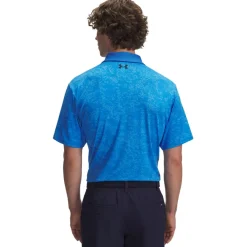 Under Armour Playoff 3.0 Printed Polo Blue Atlantis (403) Best