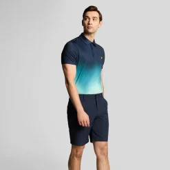 Lyle & Scott 5 Pocket Golf Short Blå Dark Navy (Z271) Sale