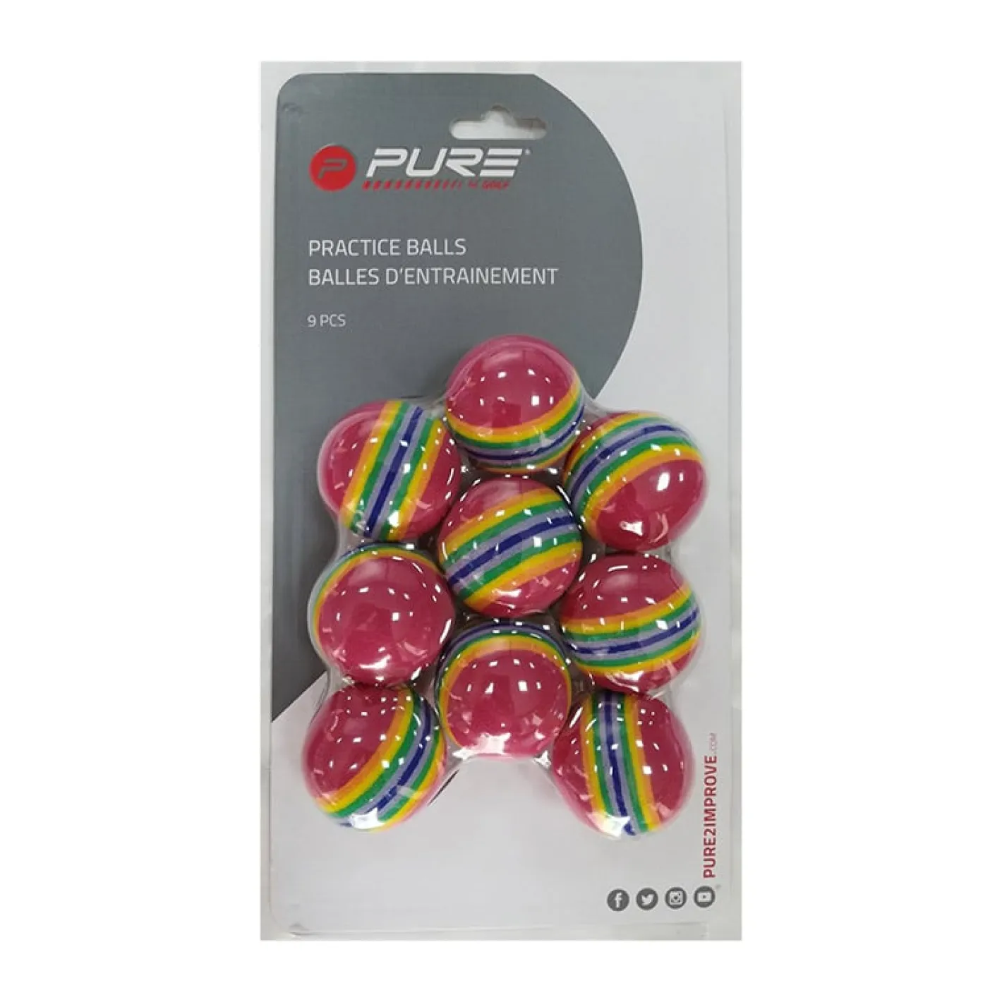 Pure Practice Balls Foam 9 Pack Online