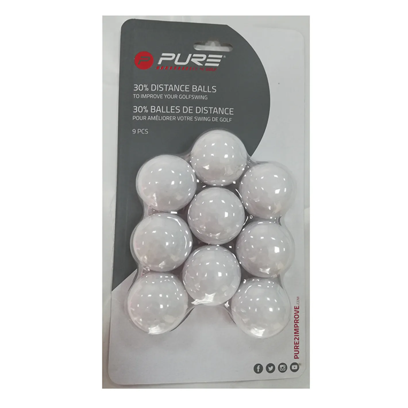 Pure Practice Balls 9 Pack Outlet