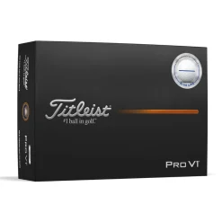 Titleist 25 Pro V1 Perf Align White-Blue Clearance