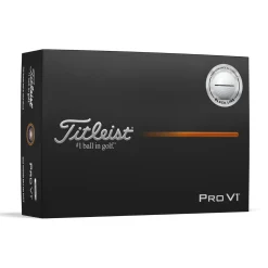 Titleist 25 Pro V1 Perf Align Vit White-Black Discount