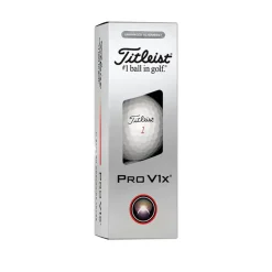 Titleist Pro V1X Vit Elongated Align White Clearance