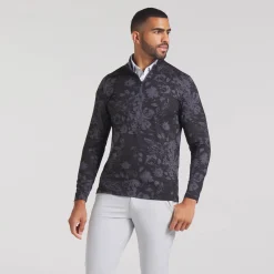 Puma Pure 2.0 Rose 1/4 Zip Black-Strong Gray Discount