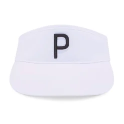Puma P Visor Adj Bright White- Black Discount