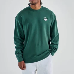 Malbon Golf Range Cooper Sweatshirt Grön Forest New