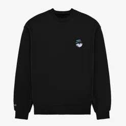 Malbon Golf Range Cooper Sweatshirt Svart Black Online