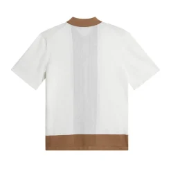 J.Lindeberg Rue Knitted Polo Shirt Vit White Discount