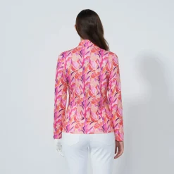 Daily Sports Sheermotion Ls Half Zip Artsy-Leaf Sale