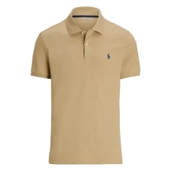 Ralph Lauren Short Sleeve Polo Performance Stretch Mesh Classic Khaki Hot