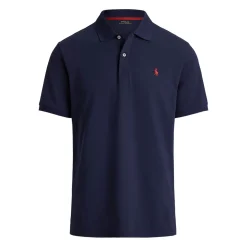 Ralph Lauren Short Sleeve Polo Performance Stretch Mesh Refined Navy Clearance